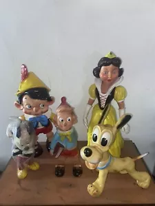 personaggi disney ledra plastic rubber toys giocattoli gomma vintage - Foto 1 di 35