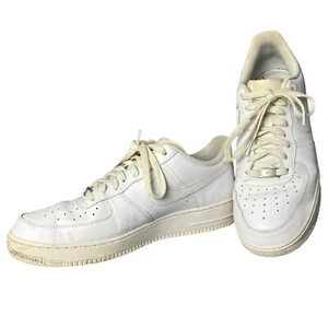 Nike Men's 11.5 Air Force 1 07 Sneakers Triple White Casual Shoes Classic Basic - Picture 1 of 11