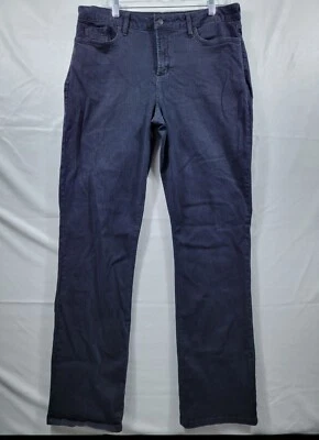 NYDJ Not Your Daughters Jeans Lift Tuck Straight Leg Black Size 16 - Image 1 of 4