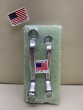 Duro / Indestro Set Offset Wrench Set Boxed End USA 1/2 9/16 & 3/8 7/16 