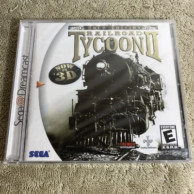 Railroad Tycoon 2 II: Gold Edition Sega Dreamcast *BRAND NEW, FACTORY SEALED* - Image 1 of 4