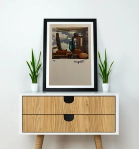 Rene Magritte, Original Hand-signed Lithograph with COA & Appraisal of $3,500 - Picture 1 of 12