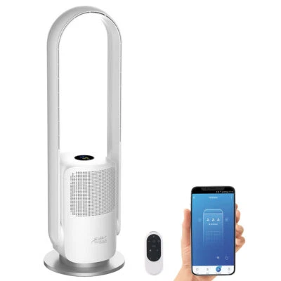 Sichler Rotorloser 2in1-360°-Ventilator & Luftreiniger, WLAN, App, HEPA, 35 W - Bild 1 von 4