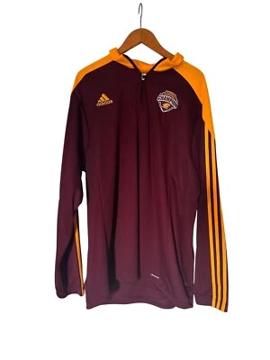 Chaqueta de baloncesto para mujer Adidas 2XL granate y dorada Central Michigan Champion Foto 1 de 4