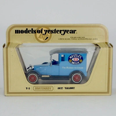 Matchbox Models of Yesteryear Y-5 1927  Talbot Van "Nestle´s"  Variante 3/1 OVP - Bild 1 von 4