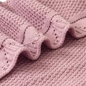 Manta tejida para bebé recién nacido cálida envoltura sacos de dormir cochecito accesorios - Imagen 1 de 16