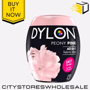 Dylon All In One Fabric Machine Dye Pod Peony Pink Clothes Washing 350g - Picture 1 of 5