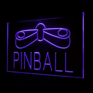 130028 Pinball Game Room Texas Exciting Display LED Light Neon Sign - Picture 1 of 7