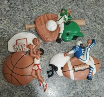 Decoração de parede 3213 para casa de beisebol basquete futebol  - Imagem 1 de 2