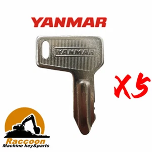 5pcs Fits 301 Yanmar Takeuchi Grader Dozer excavator Key - Picture 1 of 2