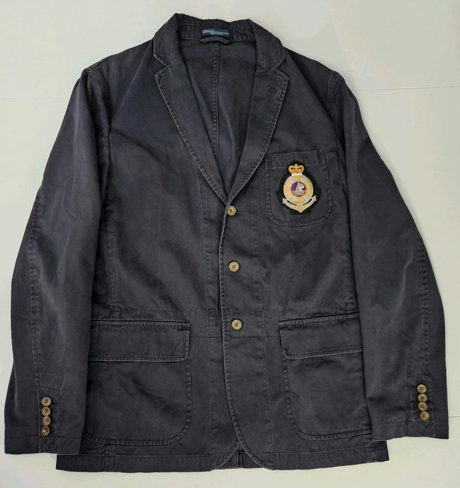 Polo Ralph Lauren Men's Bleecker Tropical Cruising Club Navy 42R - Image 1 of 4