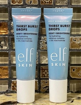 Комплект 2 elf e.l.f. Skin Holy Hydration капли от жажды 0,33 унции ea — всего 0,66 унции - Изображение 1 из 4