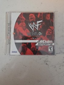 WWF Attitude Dreamcast Video Game Complete Set with Manual CIB