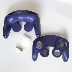 Used Indigo GameCube Controller Replacement Shell w/ Screws NUS-003 Style Blank - Picture 1 of 7