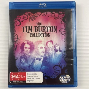 The Tim Burton Collection Beetlejuice, Sweeney Todd Corpse Bride Blu-ray + Cards - Picture 1 of 4