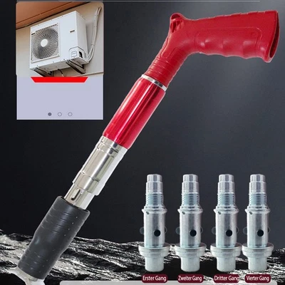 Nagelpistole Pneumatisch Brad Nagler 4 Gänge integrierte Luftnagler DHL - Bild 1 von 4