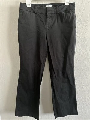 Dockers Petites Ideal Fit Black Chino Pants Womens 10P - Image 1 of 4