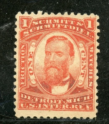 RO 166c, Schmitt & Schmittdiel match revenue stamp. - Image 1 of 2