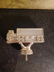 VTG Diesel Freight Semi Truck Trophy Topper Metal Roadeo Award Silver - Picture 1 of 2