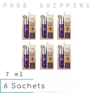 6 Sachets X 7 ml Sola Ginseng Foundation Primer SPF50 PA+++ #20 White Skintone - Picture 1 of 15