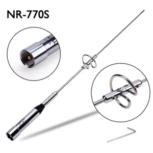 Antenne radio mobile double bande VHF UHF NR-770S pour voiture avec connecteur P - Zdjęcie 1 z 11