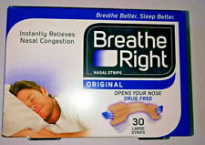 BREATHE RIGHT Nasal Strips LARGE Genuine Original 100 / 200 TAN Stop snoring