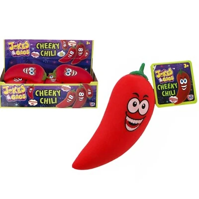 LND GIFTS Stretchy Cheeky Chilli Boys Girls Adults Squishy Fidget Toy Kids Stocking Filler