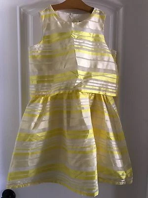 Vestido Crazy 8 Nuevo con Etiquetas Niñas Amarillo Limón Delight Talla 14 Foto 1 de 4