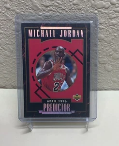 Michael Jordan 1995-96 Upper Deck Predictor Exchange Player Of The Week Card #H5 - Picture 1 of 2