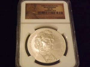 2000-P $1 Abraham Lincoln Bicentennial NGC MS 70 - Picture 1 of 2