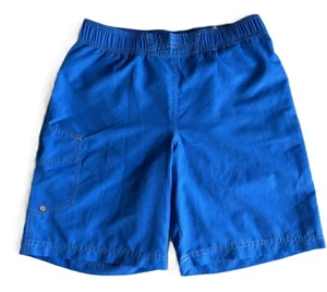 Boys Columbia Omni-Shade Board Shorts Swim Trunks Summer Beach Pool Blue L - Picture 1 of 13