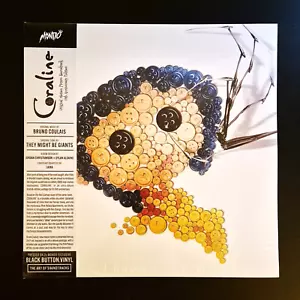 CORALINE - Limited Edition BLACK BUTTON Picture Disc Vinyl 2x LP Mondo US Import - Picture 1 of 4
