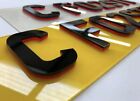 SET OF 4D NEON RED SHOW CUSTOM MADE SIGN PLATES SHOW PLATE NUMBER PLATES