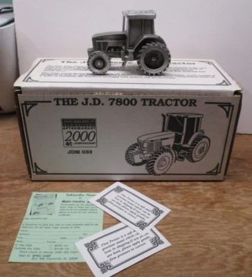 Tractor John Deere 7800 SpecCast peltre escala 1/43 New Orleans Deere Expo 2000 Foto 1 de 4