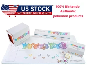 Pokemon S-Chinese EEVEE Playmat+Card deck box+Storage box+DIce+Damage Counters - Picture 1 of 19