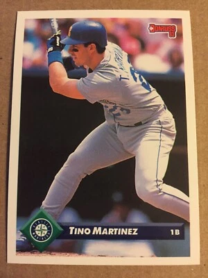 1992-93- Donruss- #217 Tino Martinez- Seattle Mariners- MINT - Image 1 of 2