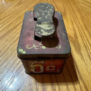 Vintage Shine 5¢ Miniature Shoe Shining Tin With Contents - Picture 1 of 9