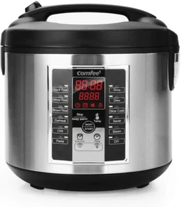Electric Multi Rice Slow Pressure Cooker Steamer Programmable Stainless Steel - Picture 1 of 7