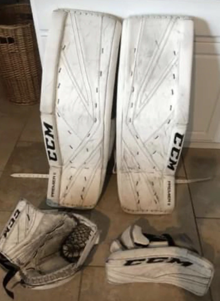CCM Lefevre Premier II Hockey Portero Juego de Almohadillas, Bloqueador y Receptor Senior 35"+2 Foto 1 de 4