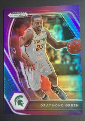 Selecciones del draft Panini Prizm 2021-22 Draymond verde púrpura #’d 49/75 Foto 1 de 3