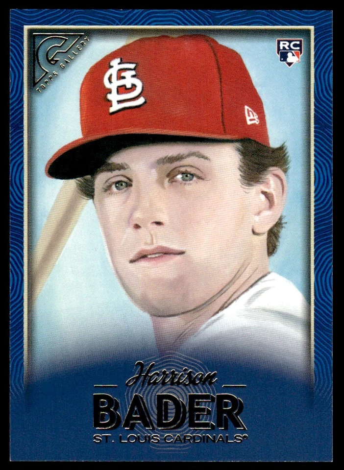 2018 Topps Gallery  Blue Harrison Bader 01/50 St. Louis Cardinals #96 - Image 1 of 2