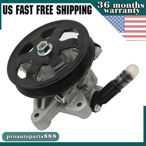 NEW Power Steering Pump w/Pulley For 2011-2017 Honda Odyssey Pilot Ridgeline - Picture 1 of 11