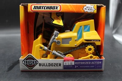 Matchbox Bulldozer Truck 2006 LIghts & Sounds 6”x3” New In Package - Image 1 of 4