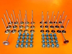 2011-2016 FITS FORD F150 LOBO 5.0 5.0L INTAKE EXHAUST VALVES + VALVE SEALS - Picture 1 of 1
