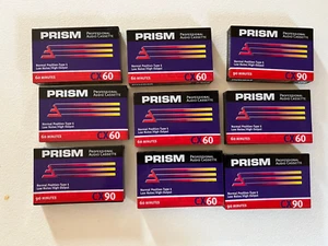 9 cintas de casete de audio profesional prisma CX60 tipo 1 sesgo normal nuevas - Imagen 1 de 1
