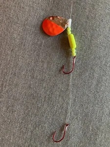 SAVAGE STRIKE SPINNERS - Walleye - Spinner And Worm Harness - 2 Pack - Picture 1 of 2