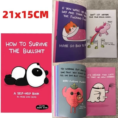 HOW TO SURVIVE THE BULLSHIT English Self Curing Life Knowledge Book For Beginner - image 1 of 4