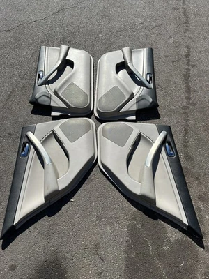 2003 06 INFINITI G37 SEDAN FRONT & REAR  DOOR PANEL PANELS SILVER TRIM  OEM - Image 1 of 4