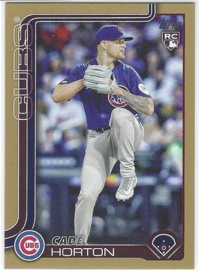 Cade Horton 2025 Topps Update Gold Parallel SP /2025 #US140 Chicago Cubs RC - Image 1 of 2