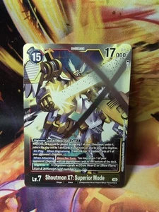 Digimon World Convergence Shoutmon X7:Modo Superior 2025 raro nuevo casi nuevo difícil de encontrar - Imagen 1 de 3
